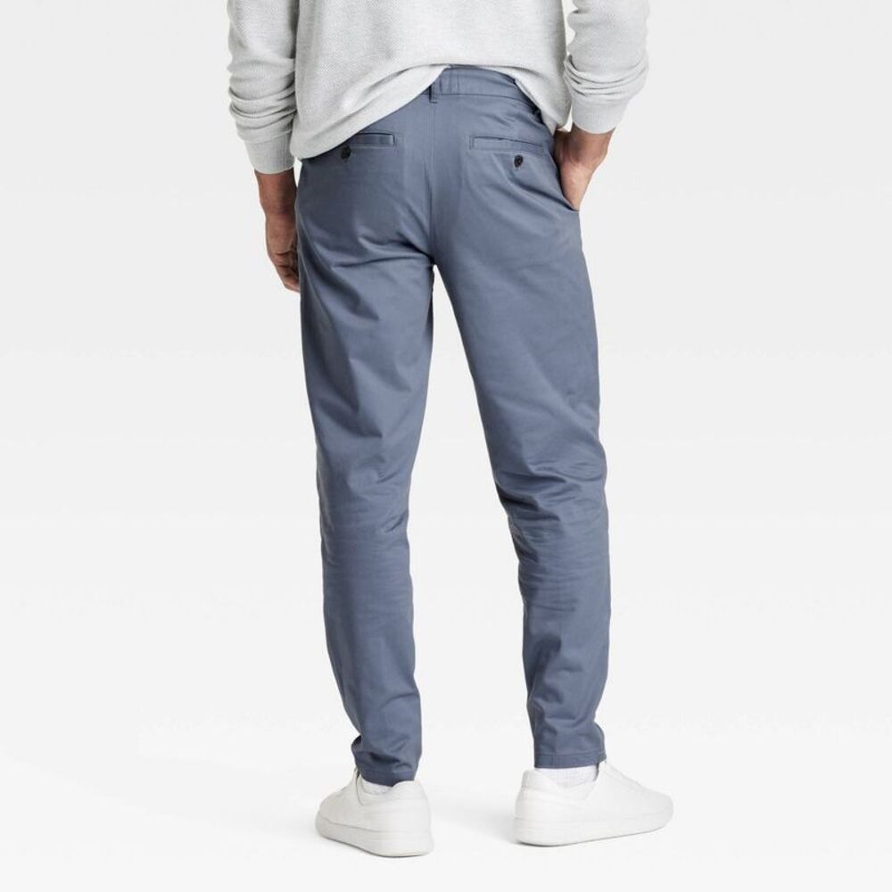 Goodfellow & Co - Men's Extended Tab Pleated Dress Trousers - Goodfe Gray - Picture 2 of 3